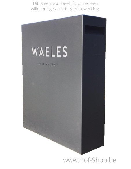 Carré Collibox gelakt - pakketbus inox