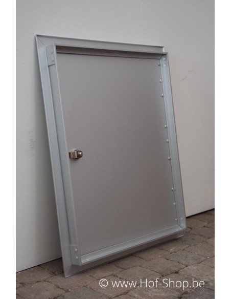 Alu deur 42 x 50 cm - brievenbusdeur aluminium