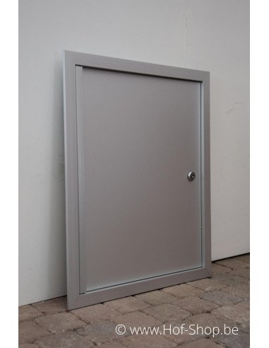 Alu deur 42 x 50 cm - brievenbusdeur aluminium