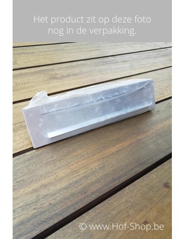 Rabat en aluminium avec ressort 34 x 7,3 cm - Plaque à lettres en aluminium VASP