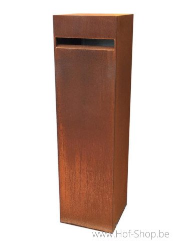Genua - Boîte aux lettres VASP en acier Corten