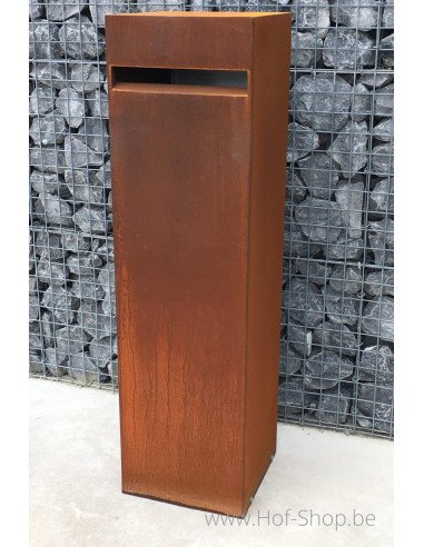 Genua - Boîte aux lettres VASP en acier Corten