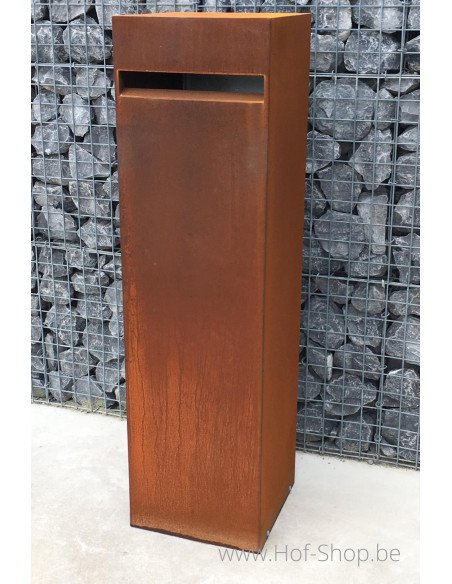 Genua - Boîte aux lettres VASP en acier Corten