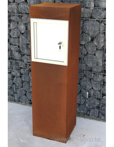 Genua - Boîte aux lettres VASP en acier Corten