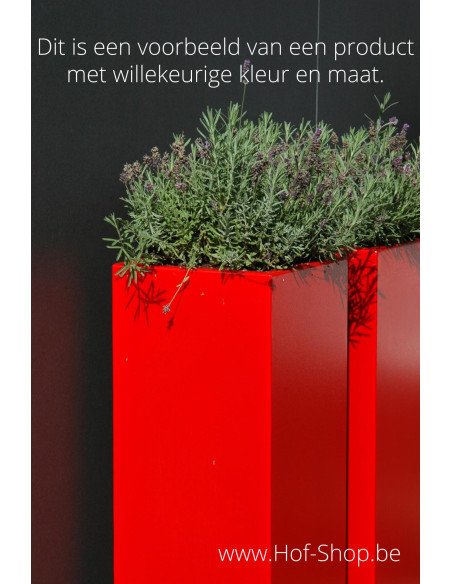 Carrez 140 x 140 x 60 cm - Jardinière Adezz en aluminium