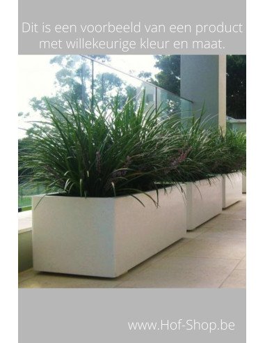 Carrez 140 x 140 x 60 cm - Jardinière Adezz en aluminium