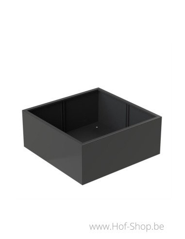 Carrez 140 x 140 x 60 cm - Jardinière Adezz en aluminium