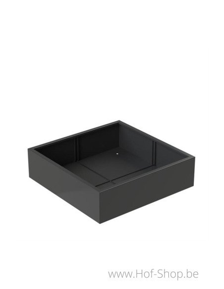 Carrez 140 x 140 x 40 cm - Jardinière Adezz en aluminium