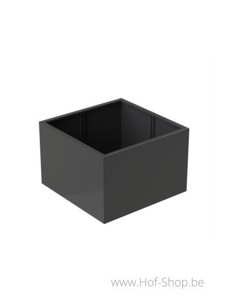 Carrez 120 x 120 x 80 cm - Jardinière Adezz en aluminium