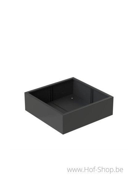 Carrez 120 x 120 x 40 cm - Jardinière Adezz en aluminium