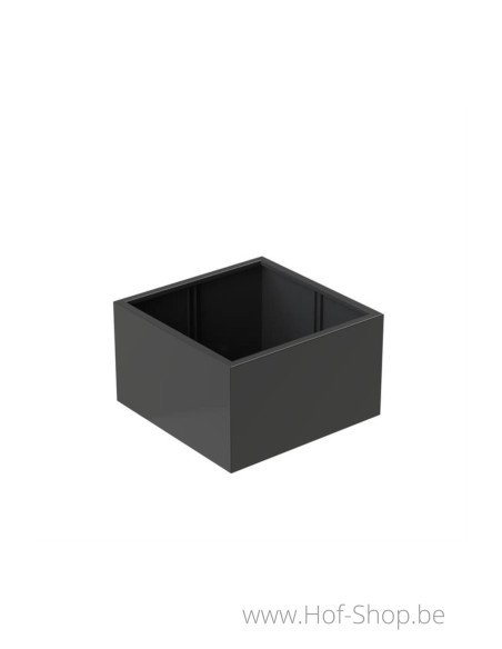 Carrez 100 x 100 x 60 cm - Jardinière Adezz en aluminium