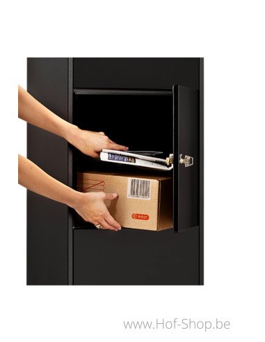 Oak 480 zwart front door - pakketbus