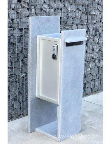 Compostella Digital Lock LDXL - boîte à colis en pierre bleue