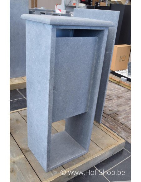 Madrid Hat Parcel Digital Lock BDXL - boîte à colis en pierre bleue