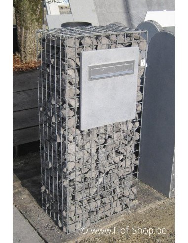 San Diego Black - Boîte aux lettres VASP en pierre bleue