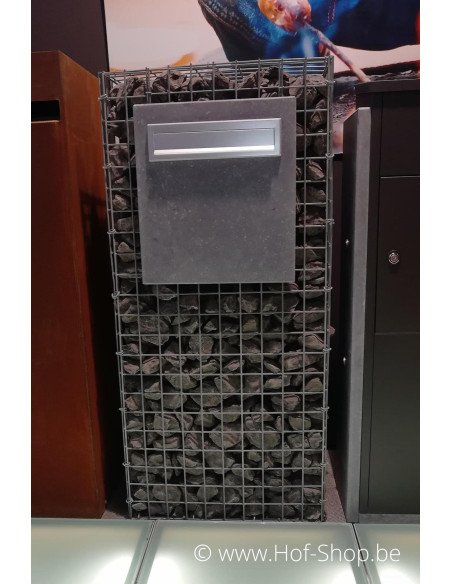 San Diego Black - Boîte aux lettres VASP en pierre bleue