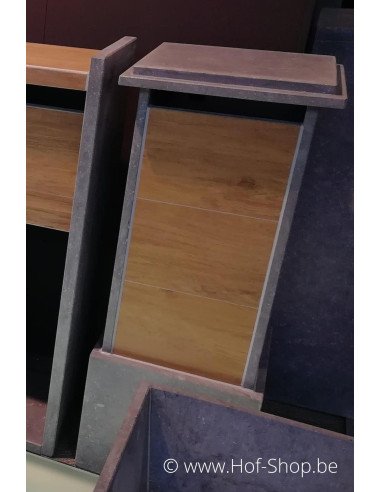 Bilbao aspect bois - VASP boîte aux lettres en pierre bleue