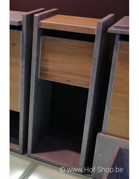 Madrid Aspect bois - VASP boîte aux lettres en pierre bleue