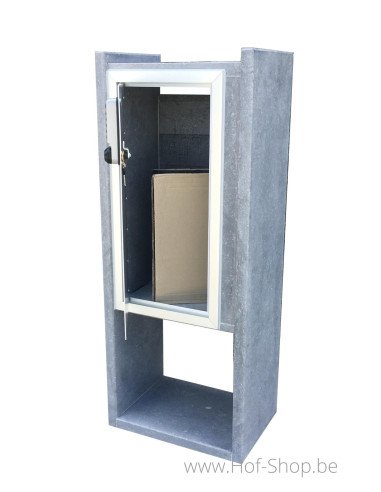 Everest Parcel Aspect bois Digital Lock BDXL - boîte à colis VASP en pierre blue