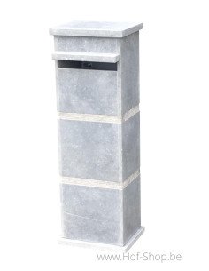 Brussel Stripe - Boîte aux lettres VASP en pierre bleue