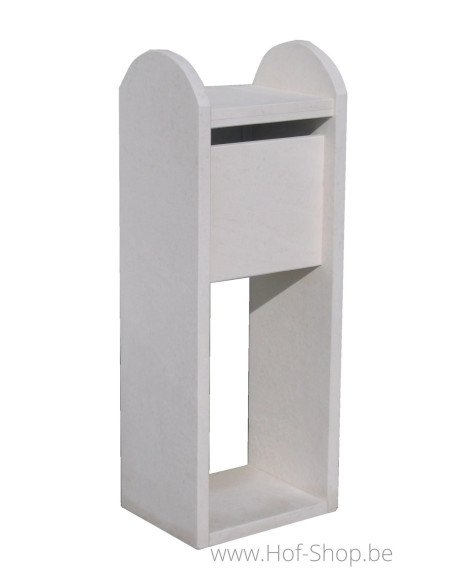 Madrid Moon White - Boîte aux lettres VASP en pierre française