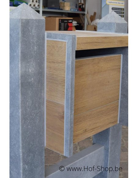 Venice Aspect bois - VASP boîte aux lettres en pierre bleue