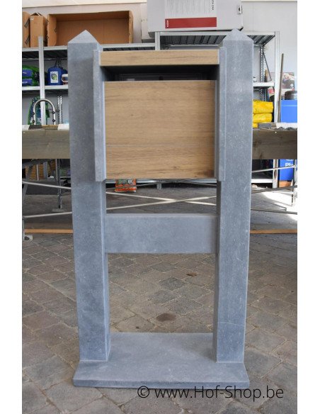 Venice Aspect bois - VASP boîte aux lettres en pierre bleue