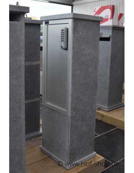 Brussel Parcel Digital Lock BDXL - boîte à colis en pierre bleue