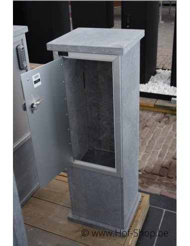 Lhotse Parcel Digital Lock BDXL - boîte à colis en pierre bleue