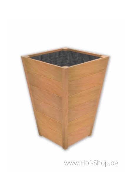 Modèle de salle d'exposition Tap 70 x 70 x 99 cm - Jardinière Adezz en bois dur