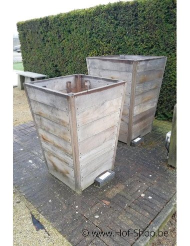 Modèle de salle d'exposition Tap 70 x 70 x 99 cm - Jardinière Adezz en bois dur