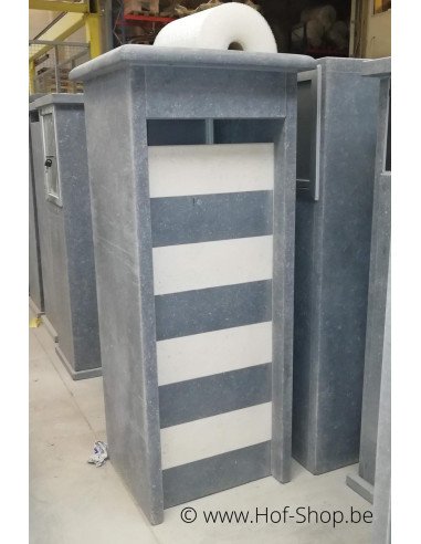 Alicante Hat B/W - brievenbus arduin