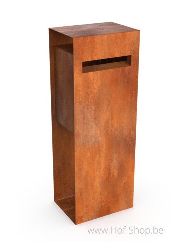 Verma - brievenbus cortenstaal