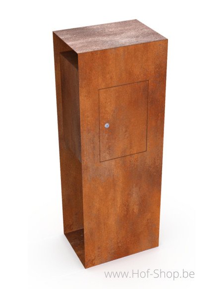 Verma - brievenbus cortenstaal