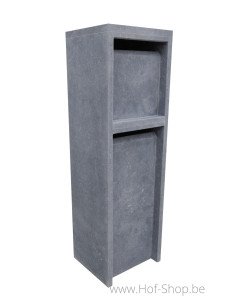 Alicante Modern Double - VASP Boîte aux lettres pour immeuble en pierre blue