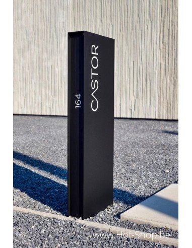 Fenix RAL 9005 - Boîte aux lettres Albo aluminium