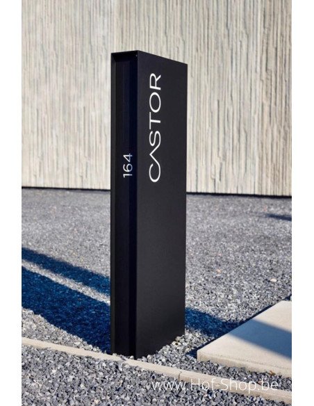 Fenix RAL 9005 - Boîte aux lettres Albo aluminium