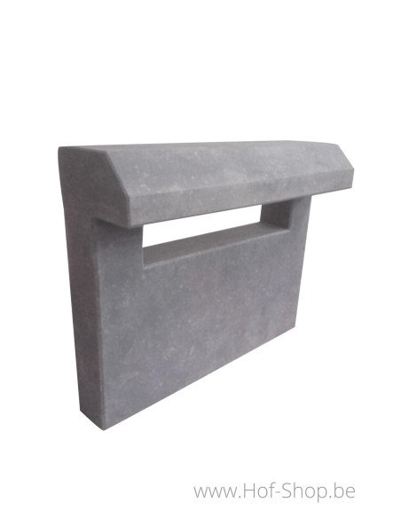 Maat 26 x 33 - inmetsgleuf arduin