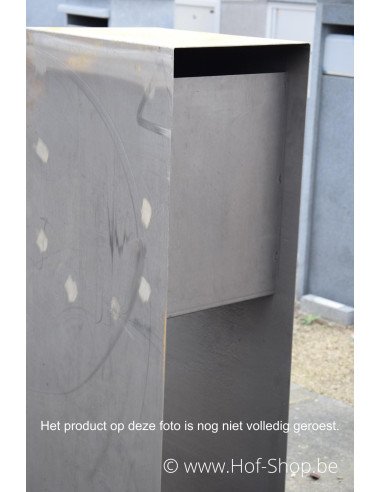 Carta - brievenbus cortenstaal