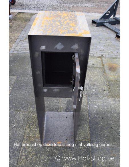 Carta - brievenbus cortenstaal