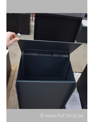 Dropbox Small RAL 7016 - pakketbus aluminium