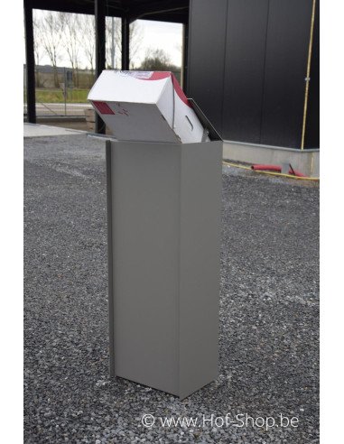 Dropbox Small RAL 7039 - pakketbus aluminium