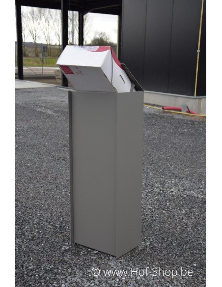 Dropbox Small RAL 7039 - pakketbus aluminium