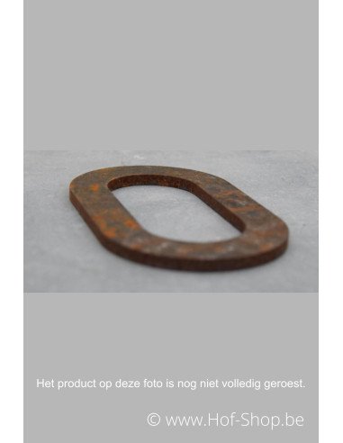 Letter cortenstaal: B