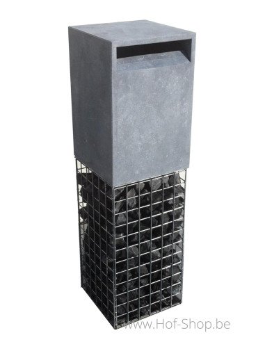 San Fransisco Black - Boîte aux lettres VASP en pierre bleue