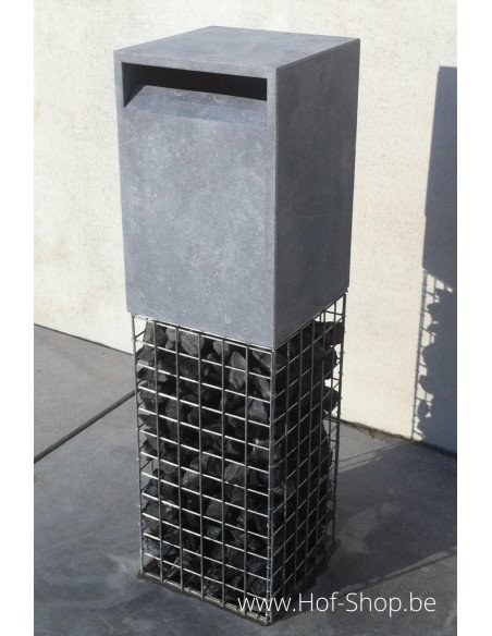 San Fransisco Black - Boîte aux lettres VASP en pierre bleue