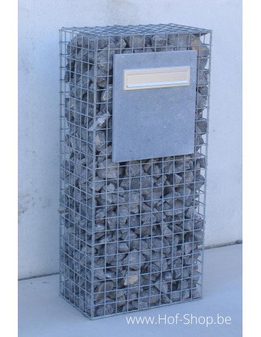 San Diego Black - Boîte aux lettres VASP en pierre bleue