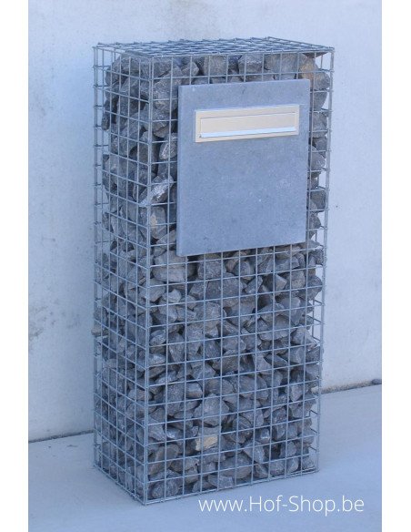 San Diego Black - Boîte aux lettres VASP en pierre bleue