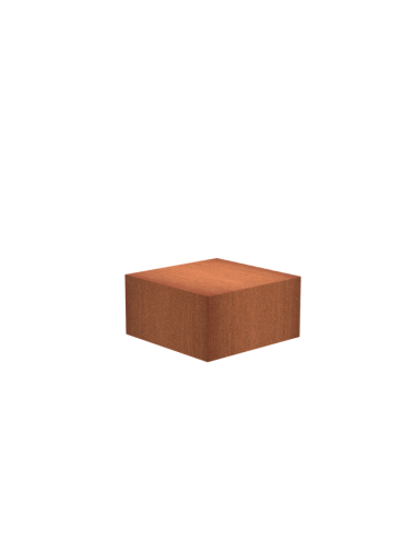 Sokkel Pedestal 80 x 80 x 40 - zuil in cortenstaal