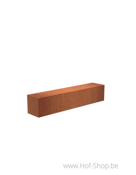 Socle 200 x 40 x 40 - socle en acier corten